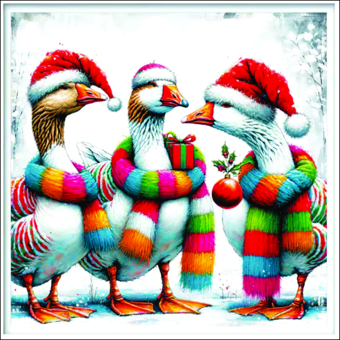 Wrapped up Geese
