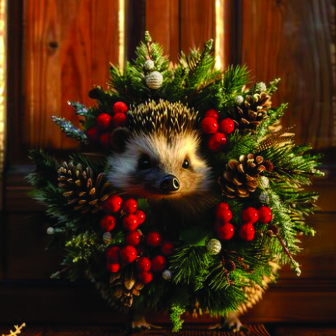 Hedgehog and Snowdrops