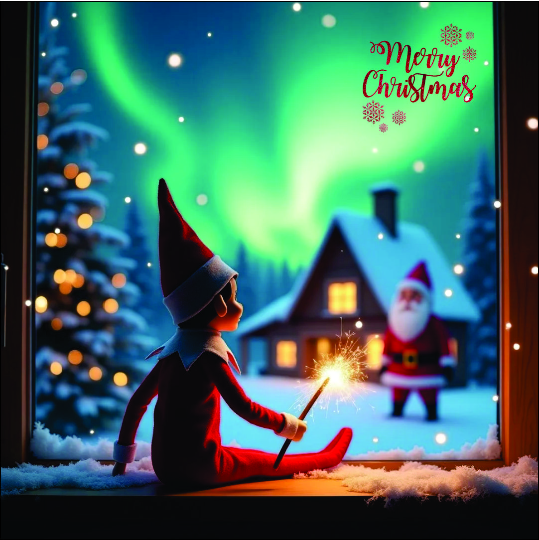 Watching Santa