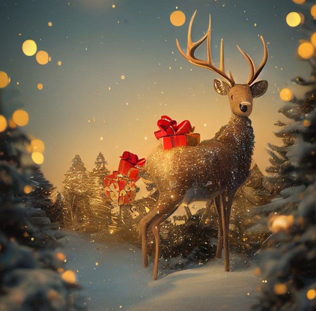 Fallow Deer in the Frost